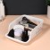 Organizer for storing cosmetic supplies "Prestige", 2 sections, 23 × 16.1 cm, white color