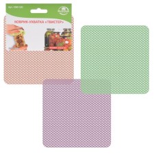 Twizer mat, 14 x 14 cm color mix