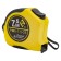Roulette Encor "velor" 10103, rubberized plastic, steel tape, 7.5 m x 25 mm
