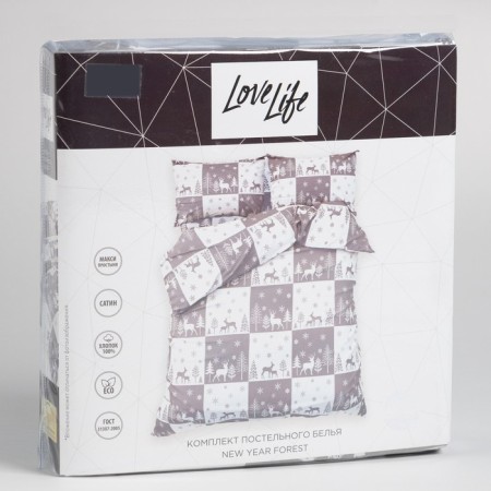 Lovelife Linery 1.5P "New Year Forest" 143*215cm, 150*225cm, 50*70cm-2pcs-6