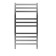 Terminus heated towel rail "Noto" P10, 500x1050 mm, chrome