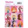 Paper stickers "Stylish Girls", with coloring on the back, 11 × 15.5 cm