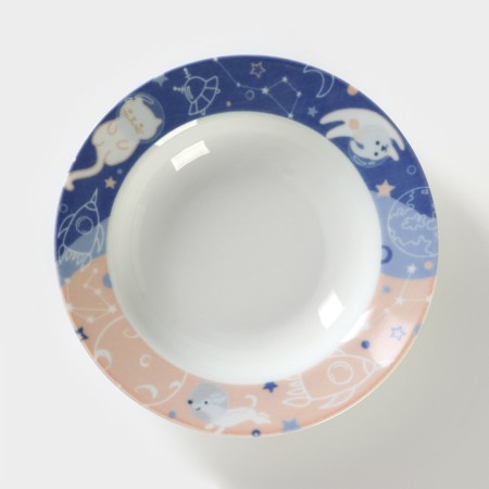 Porcelain plate "Zoomix. Idyll ", d = 20 cm-1