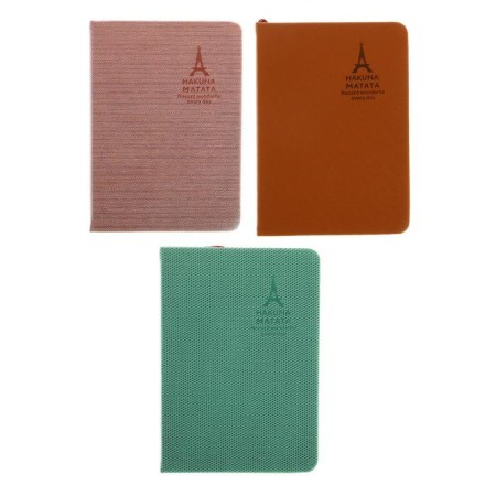 Deliciper of Leduced A6, 120 sheets in a ruler, PVC cover, mix-6