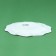 Plate Glass Dessert shade "New Year's mood", d = 20.5 cm
