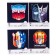 A set of notebooks is 20 pieces, 24 sheets, in a ruler, covered paper cover, transformers