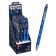 Automatic ballpoint handle 0.7 mm, vinson, blue oil, software, barcode for pcs, mix