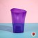 Pot for orchids, 1.3 l, 13.6 × 14.1 × 20 cm, plastic, transparent purple