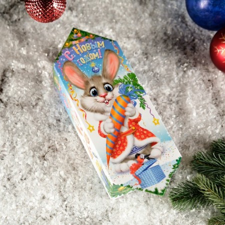 Gift box "Hare Kot", 12 x 7 x 23 cm