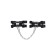OCHOV Pecado BDSM, two straps, genuine leather, black