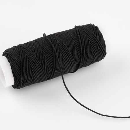 Robbish elastic bands, 10 g, 20 ± 2 m, 5 pcs, black color-1