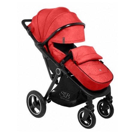 Walking stroller Sweet Baby Compatto, Red color