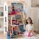 Puppet house "Grace" (16 items of furniture, staircase, elevator, swing)