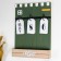 Panel wall with a shelf and a “window” calendar 34x24x4.5 cm
