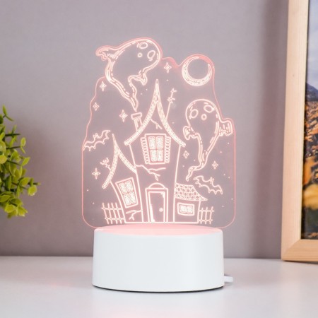 Light "Ghosts" LED white 11x9.5x15 cm Risalux-3