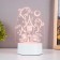 Light "Ghosts" LED white 11x9.5x15 cm Risalux