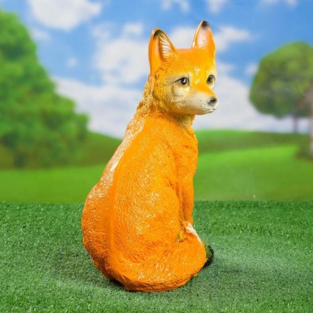 Garden figure "Fox sitting" 19x27x37cm-1