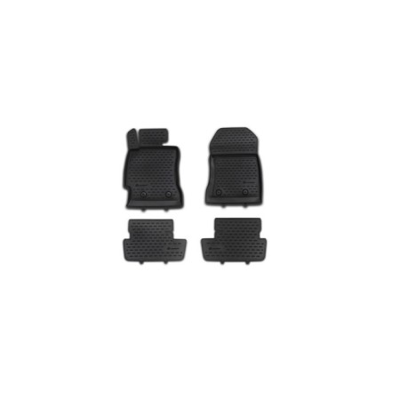 Rugs in the cabin Toyota GT 86, 2012-2016 4 pcs. (polyurethane)