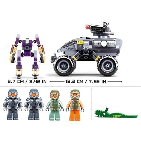 Designer Space Wars "Jeep", 545 parts-1