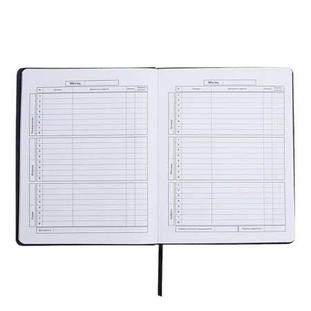 Universal Diary Grade 1-11, 48 sheets "fighter", solid cover of artificial leather, lies, universal cheat sheet, block 80 g/m2-6