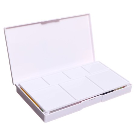 Watercolor paints, + 2 pieces of brushes, in a plastic box, 36 colors-2