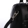 Women's bag on the zipper David Jones, 2 external pockets, black color