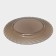 Dining glass "Ocean", D = 24.5 cm, brown color