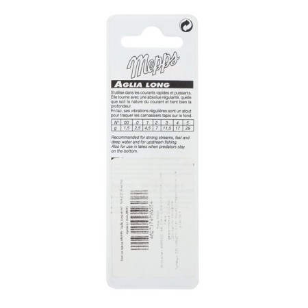 Spinning spinning Mepps Aglia Longue AG No. 4, 17 g, blister-1