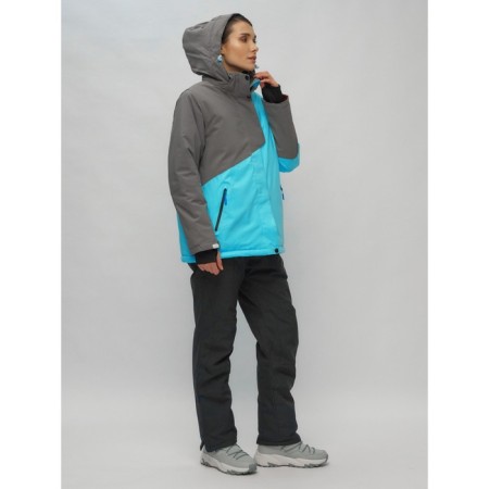 Ski suit female, size 52, blue color-29