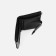 Women's wallet on the button, black color
