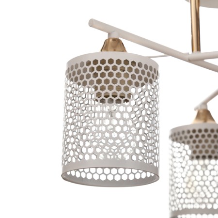Chandelier 650531 3KHE27 60W white 39x39x20 cm-2