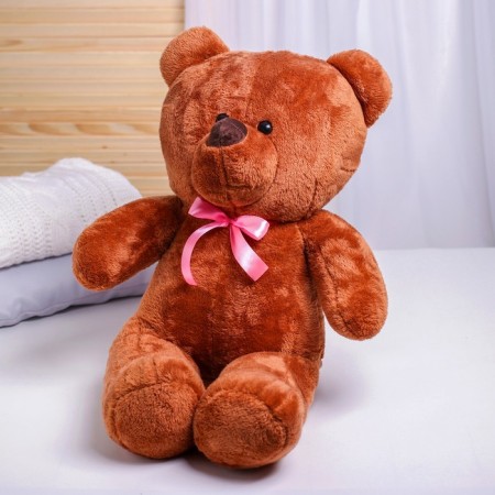 Soft toy "Bear", 65 cm, brown color, mix color-2