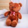 Soft toy "Bear", 65 cm, brown color, mix color
