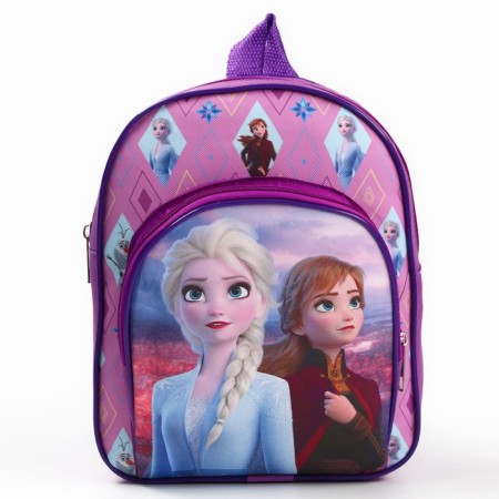 Baby backpack with pocket, cold heart, 23*19*6cm-4