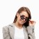 Sunglasses "OneSun", UV 400, pipe 14 cm, width 15 cm, lens 4.2 x 6.5 cm, black
