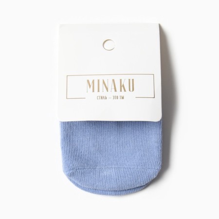 Children's socks with stoppers Minaku, color Sini, rrity 9 cm-4