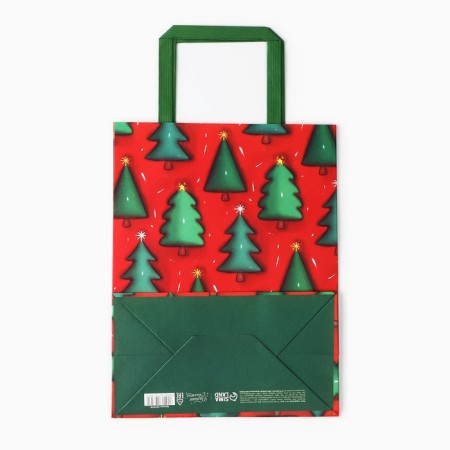 Package Gift New Year's "Christmas trees", 20 x 11 x 27.5 cm, New Year-4
