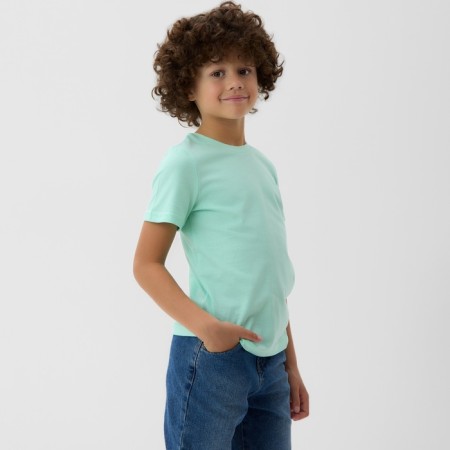 Children's Minaku T -shirt, turquoise color, height 122 cm-2