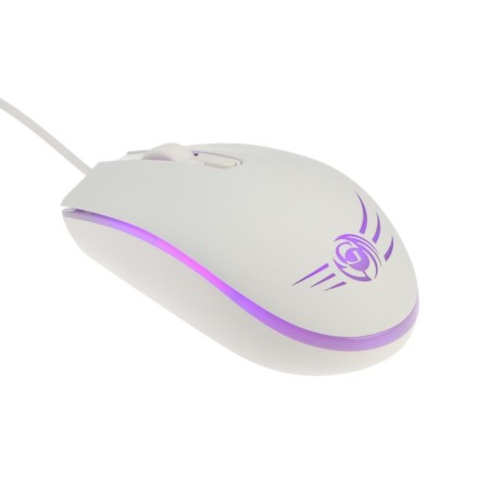 Mouse Dialog MGK-07U White Gan-Kata, game, wired, backlight, 1600 dpi, usb, white-2