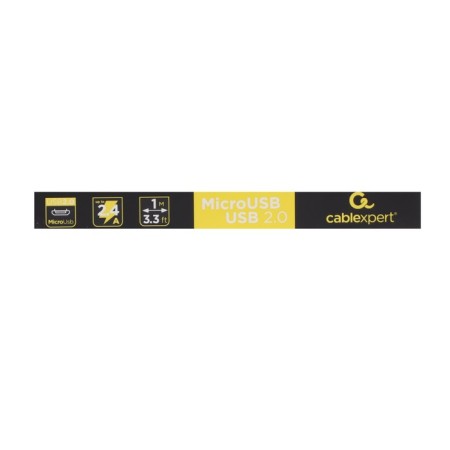Cable Cablexpert CCB-MUSB2-ambMo2-1MB, microUSB-USB, 2.4 A, 1 m, fast charging, black-3