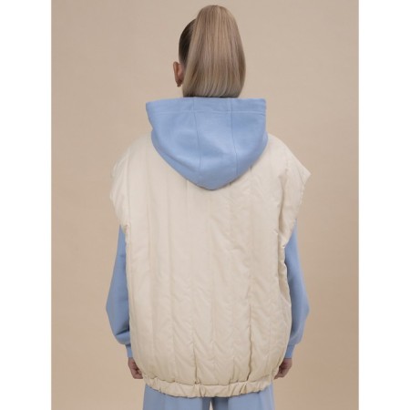 Vest for girls, height 110 cm, yellow color-15