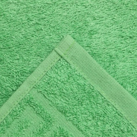 Terry towel with a border 70x140 cm, classic green, cotton 100%, 430g/m2-2