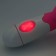 Vibrator with a clitoral stimulant, 30 modes, 19.4 x5.4 cm, pink