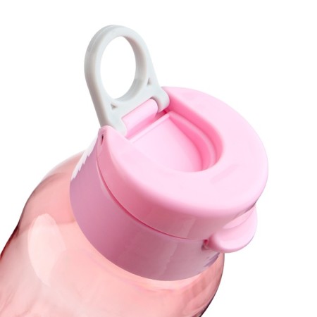 Sports water bottle, 650 ml, Flores, 4.7 x 22 x 7 cm, pink-3
