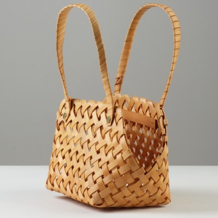 Wicker basket, 25 x 15 x 8 x 16/30 cm, sequoia-1