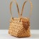 Wicker basket, 25 x 15 x 8 x 16/30 cm, sequoia