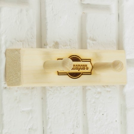 Hanger 2 hooks, linden "Dobroparov"-3