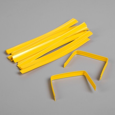Clip tap in a cut, yellow, 13 cm