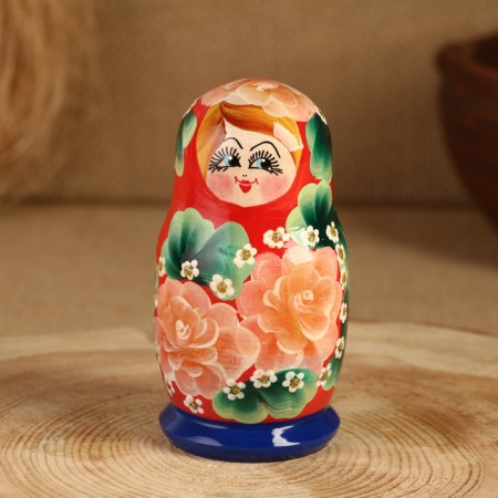 Matryoshka 5 puppet "Christie Souvenir", 10-11 cm, manual painting-4