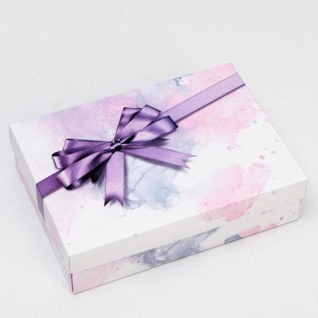 Gift box "Balt", lilac, 21 x 15 x 5 cm-1